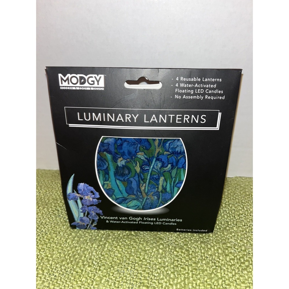 MODGY Luminary‎ Lanterns Vincent van Gogh Starry Night Luminaries 4 Lanterns